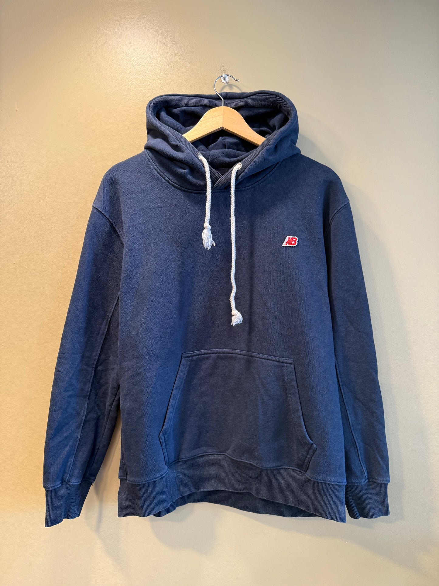 New Balance Made In USA Navy Blue Hoodie Sweatshirt- M