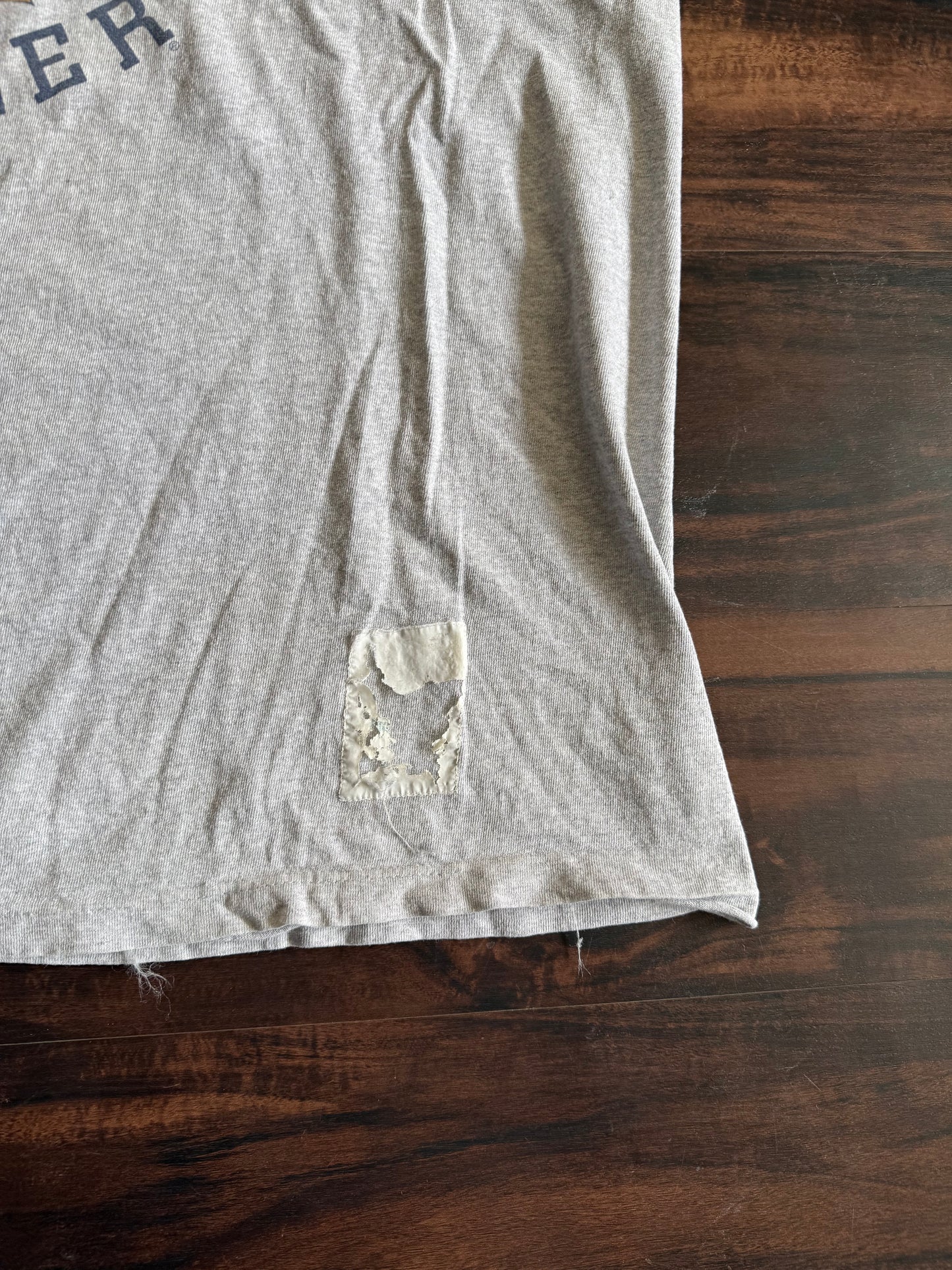 Vintage Tommy Hilfiger Gray Cut-Off Tank Top- XL