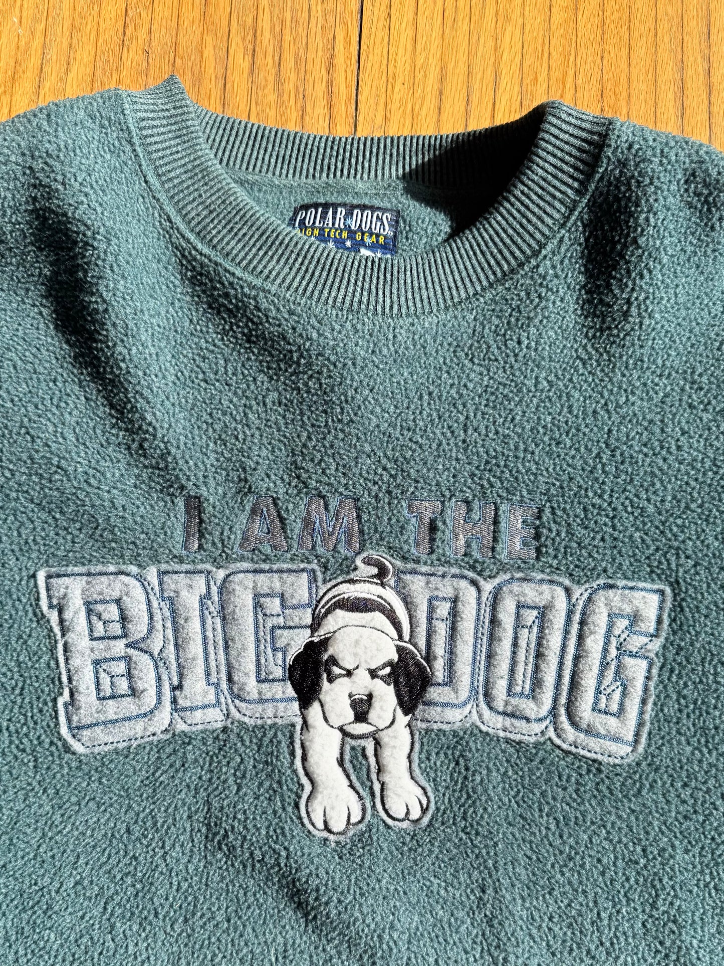 Vintage Big Dogs Fleece Crewneck Sweatshirt- XL