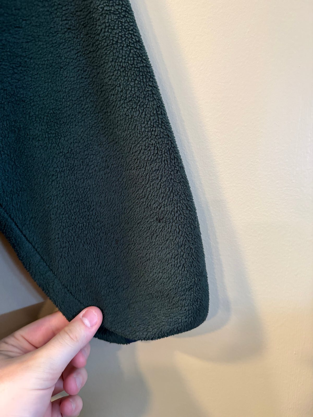 Vintage Abercrombie & Fitch Forest Green Fleece Jacket- XL