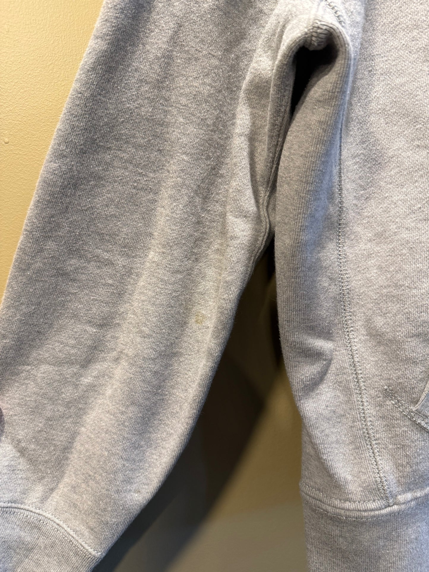Vintage Polo Ralph Lauren Gray Zip-Up Hoodie Sweatshirt- L