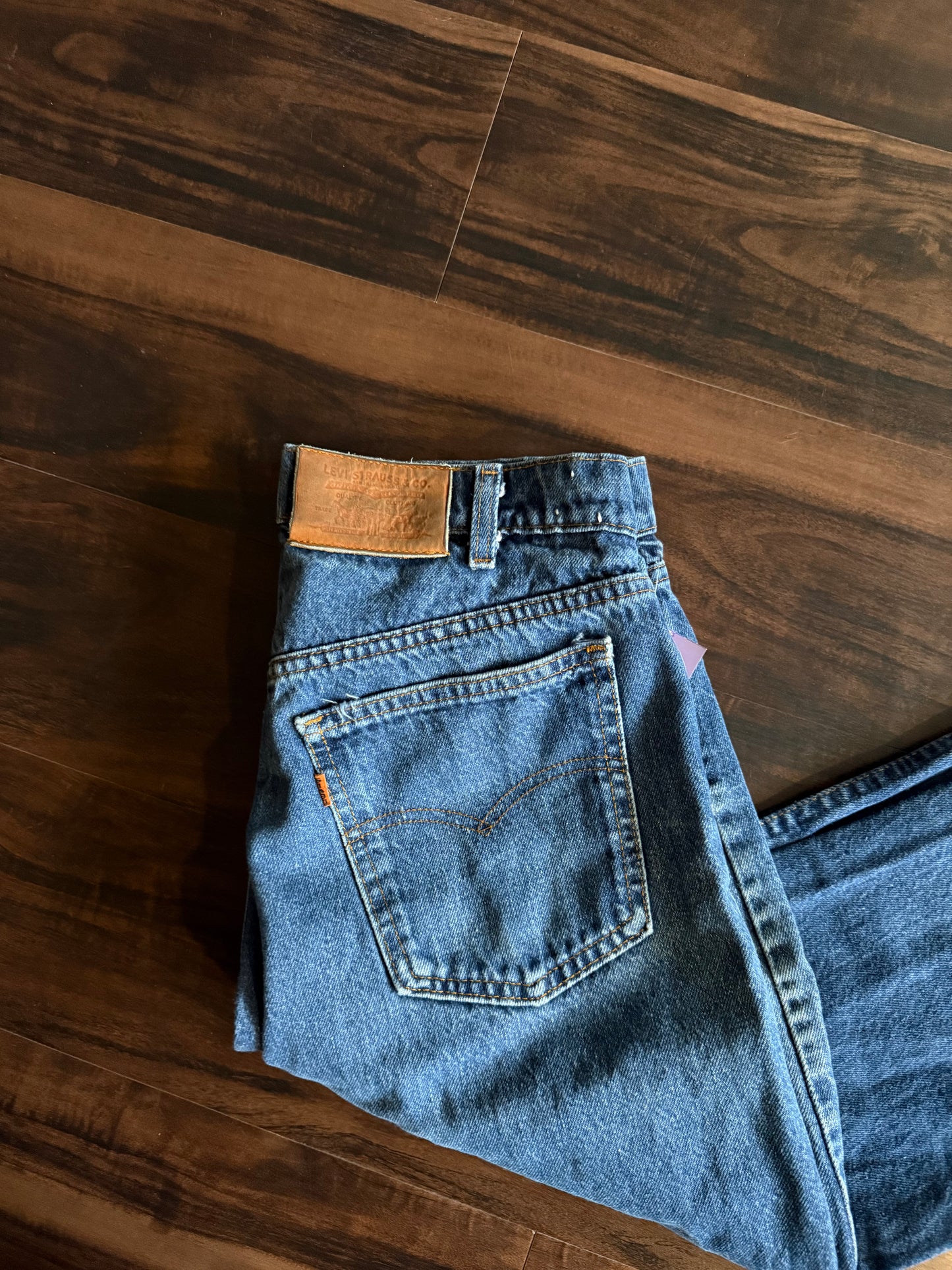 Vintage Levi’s Orange Tab Dark Wash Denim Jeans- 32x32