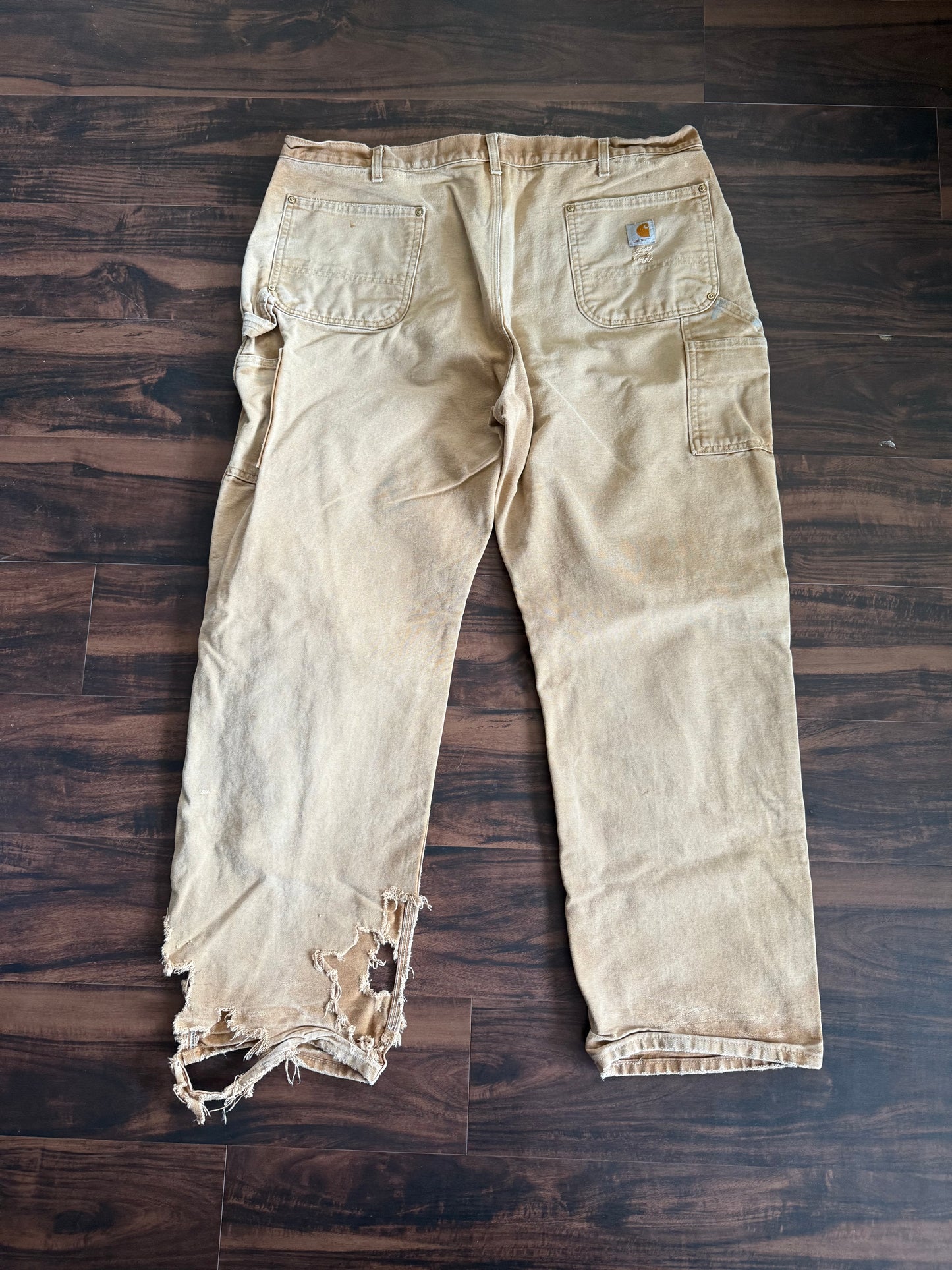 Vintage Carhartt Heavily Distressed Double Knee Pants- 40x30