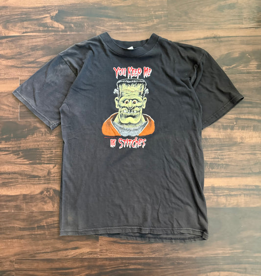 Vintage 1980’s Frankenstein You Keep Me In Stitches T-Shirt- S/M