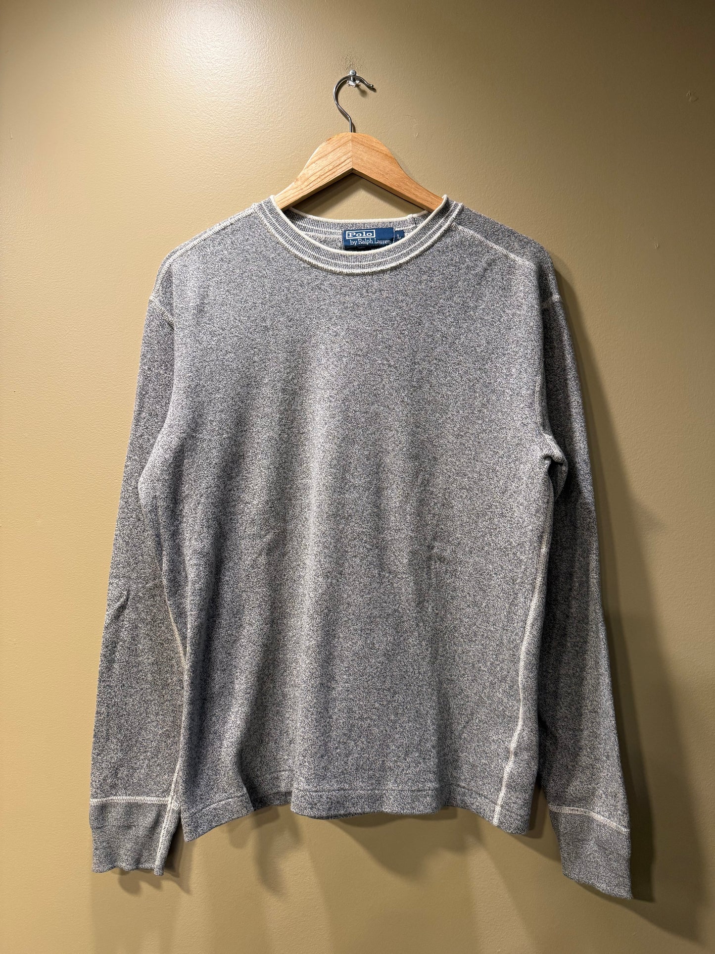 Vintage Polo Gray Crewneck Sweatshirt- L