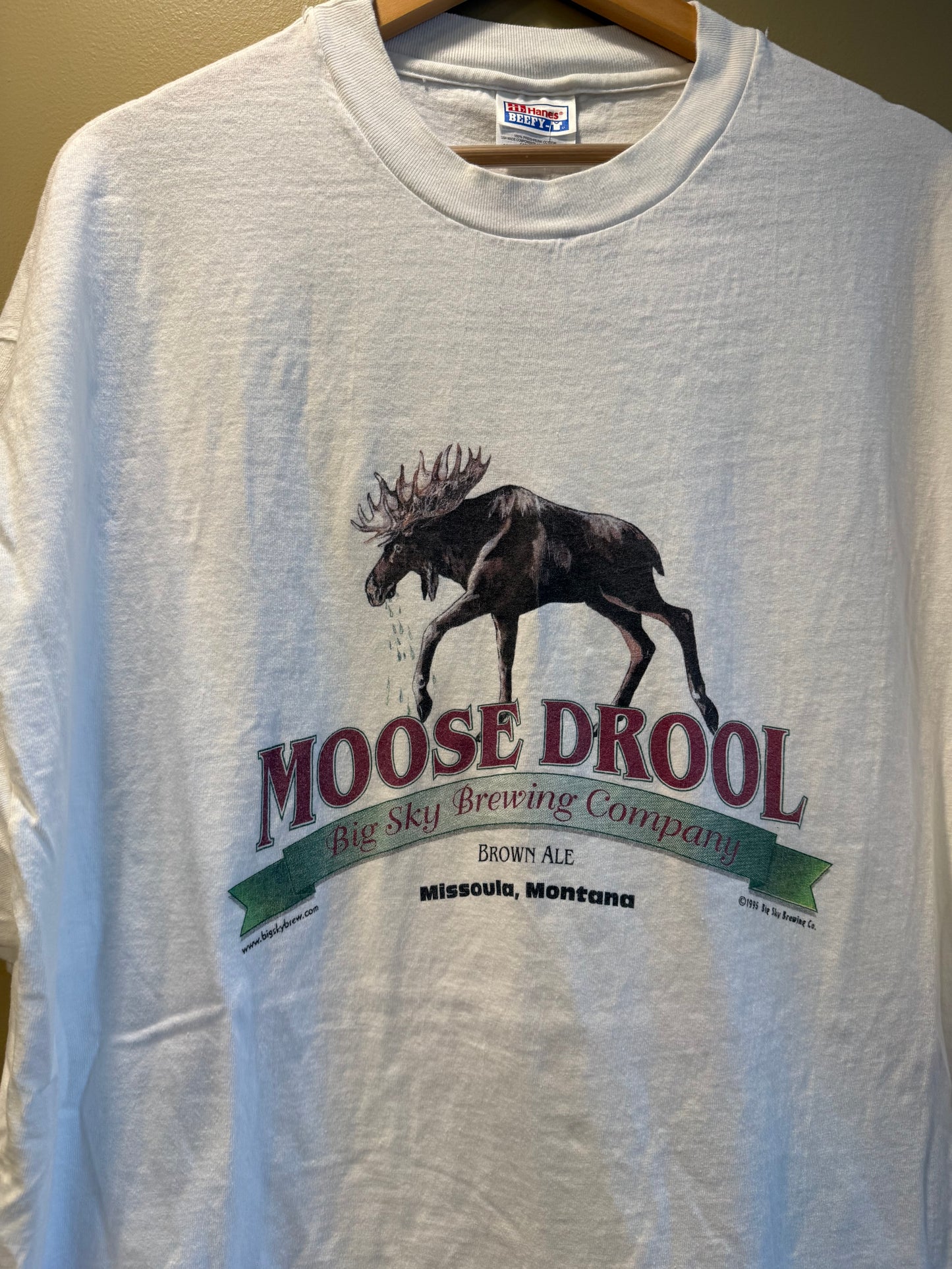 Vintage Moose Drool Big Sky Brewing Company T-Shirt- XXL