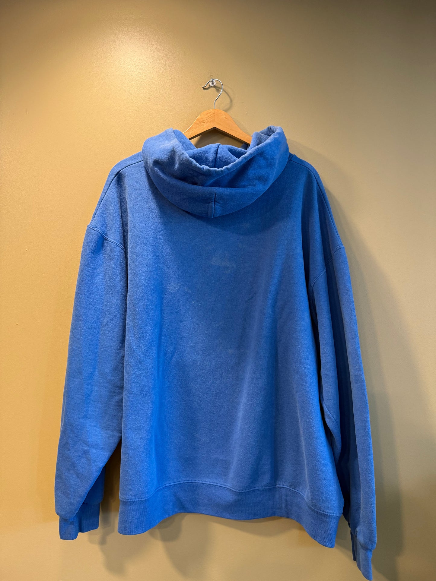 Vintage Baldwin Wallace University Blue Hoodie Sweatshirt- XXL