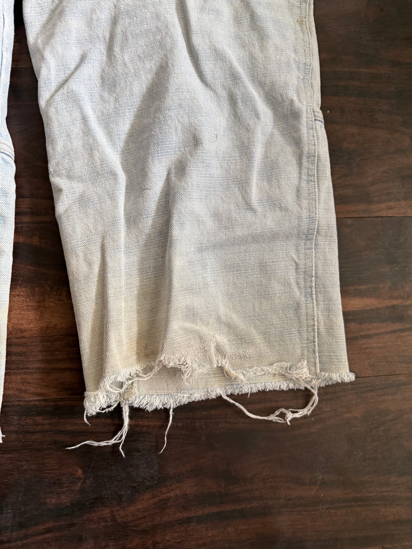 Vintage Girbaud Light Wash Distressed Denim Jeans- 36x29