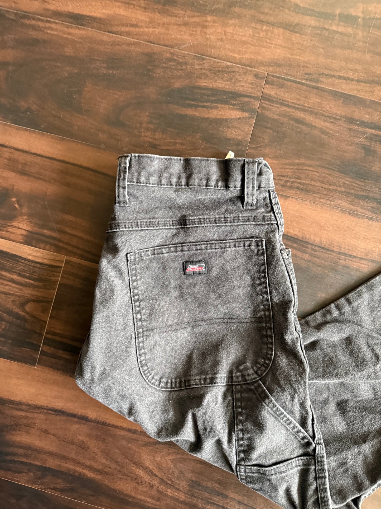 Vintage Dickies Black Cotton Canvas Carpenter Pants- 32x30