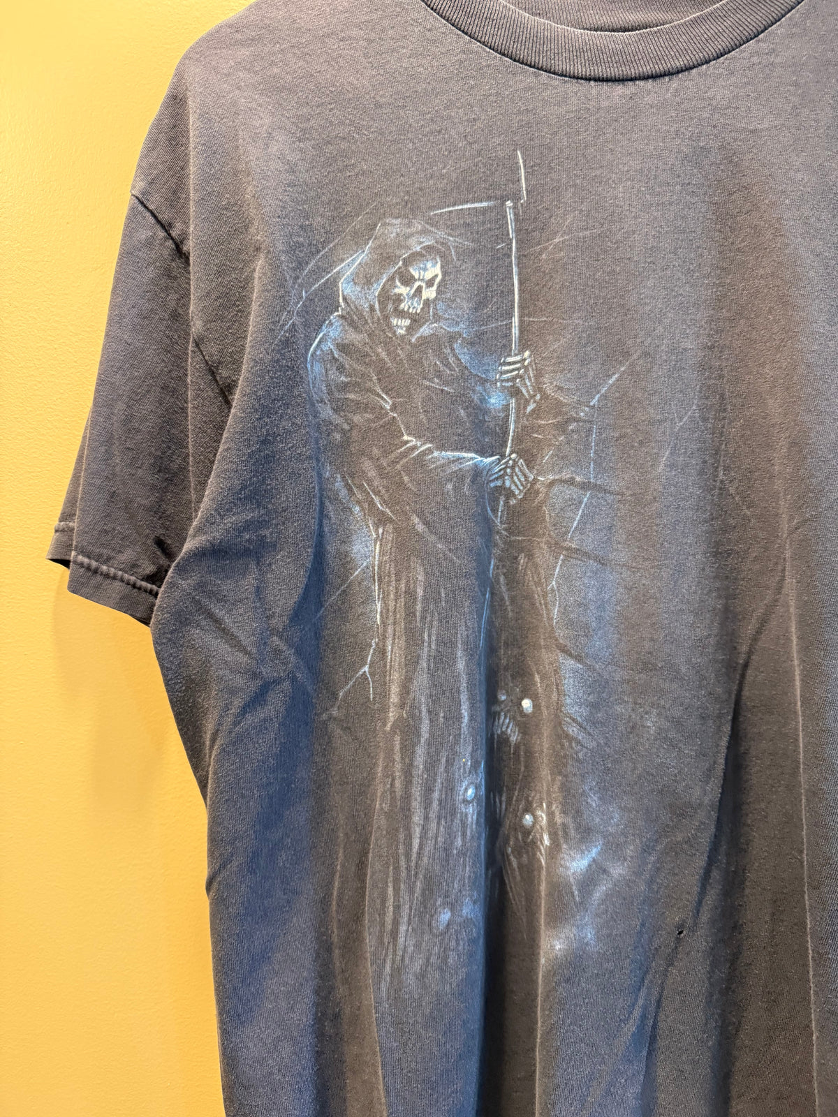Vintage Grim Reaper Black T-Shirt- L