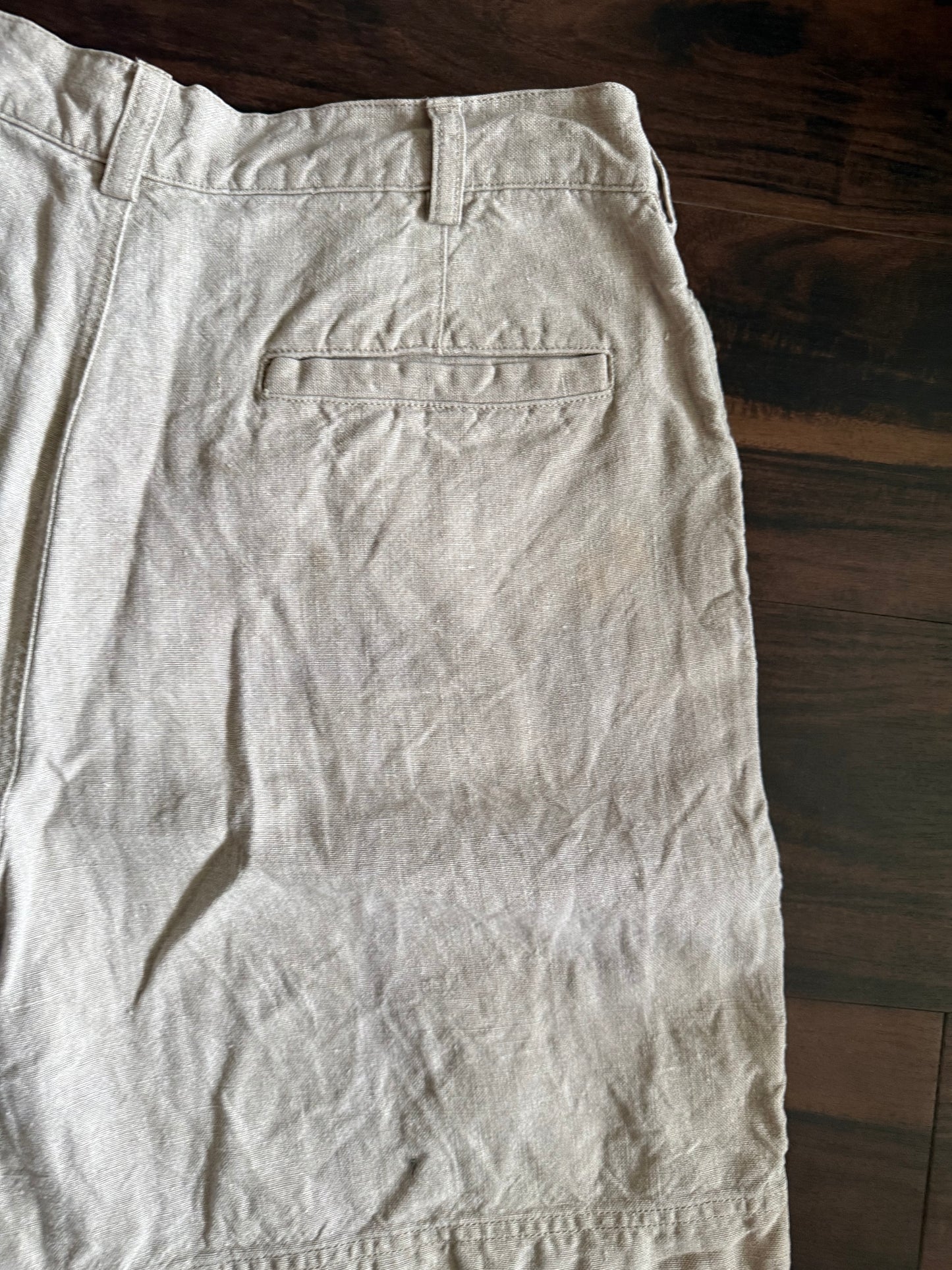 Vintage J Crew Linnen Shorts- 31