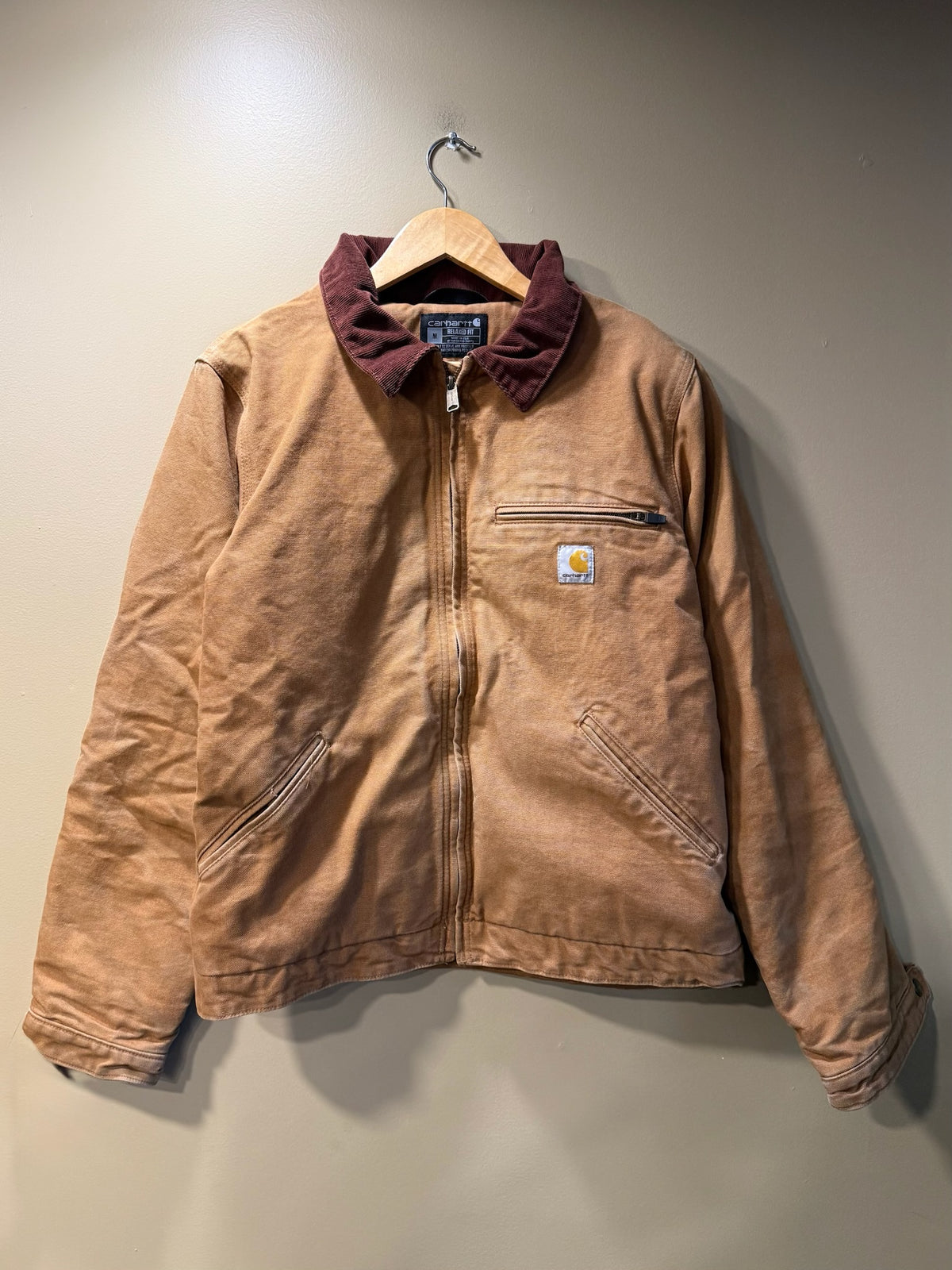 Vintage Carhartt Blanket-Lined Canvas Detroit Jacket - M