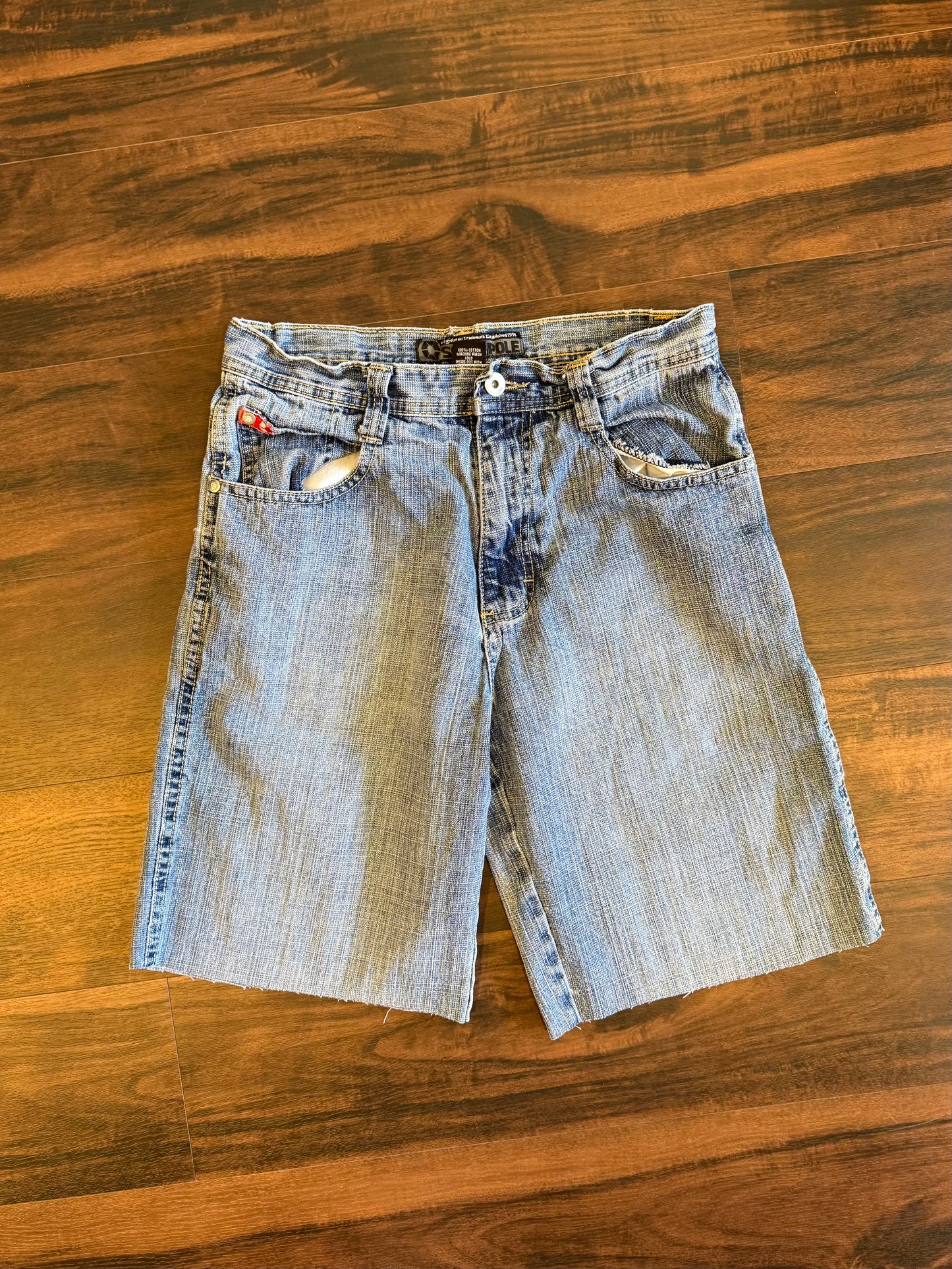 Vintage South Pole Light Wash Denim Jean Shorts- 28