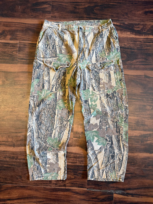 Vintage Ocoee Baggy Camo Flat Pocket Pants- 34x30