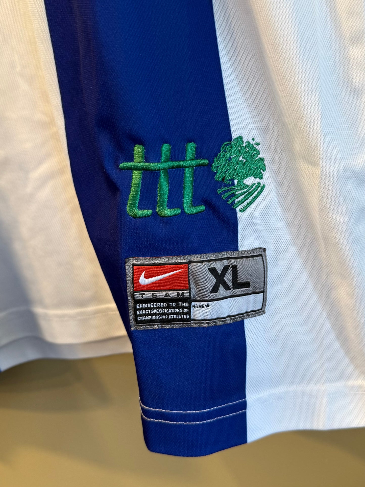 TTT Nike Blue NSSA Minnesota Striped Football Soccer Jersey- XL