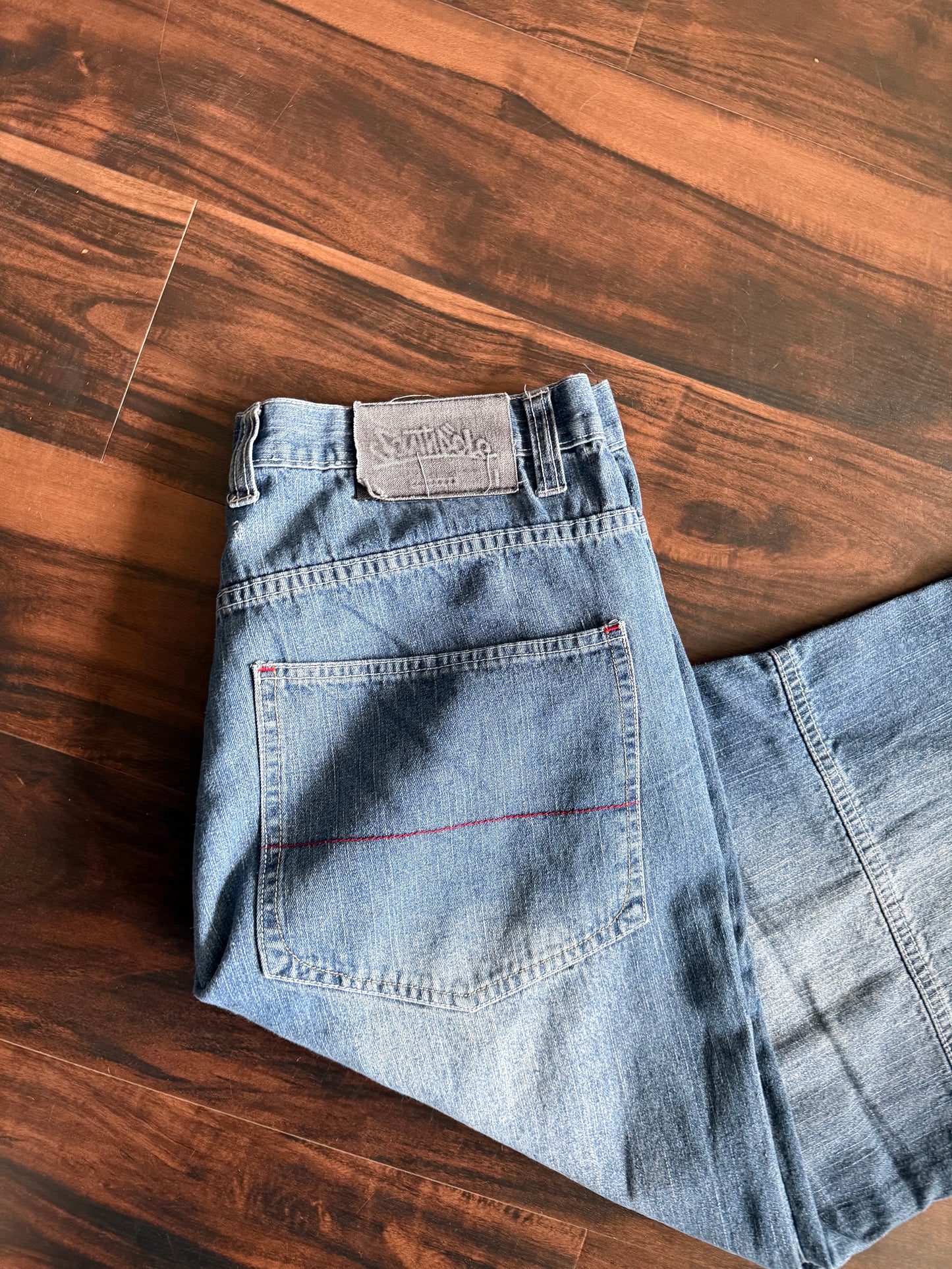 Vintage Y2K South Pole Baggy Streetwear Denim Jeans- 34x31