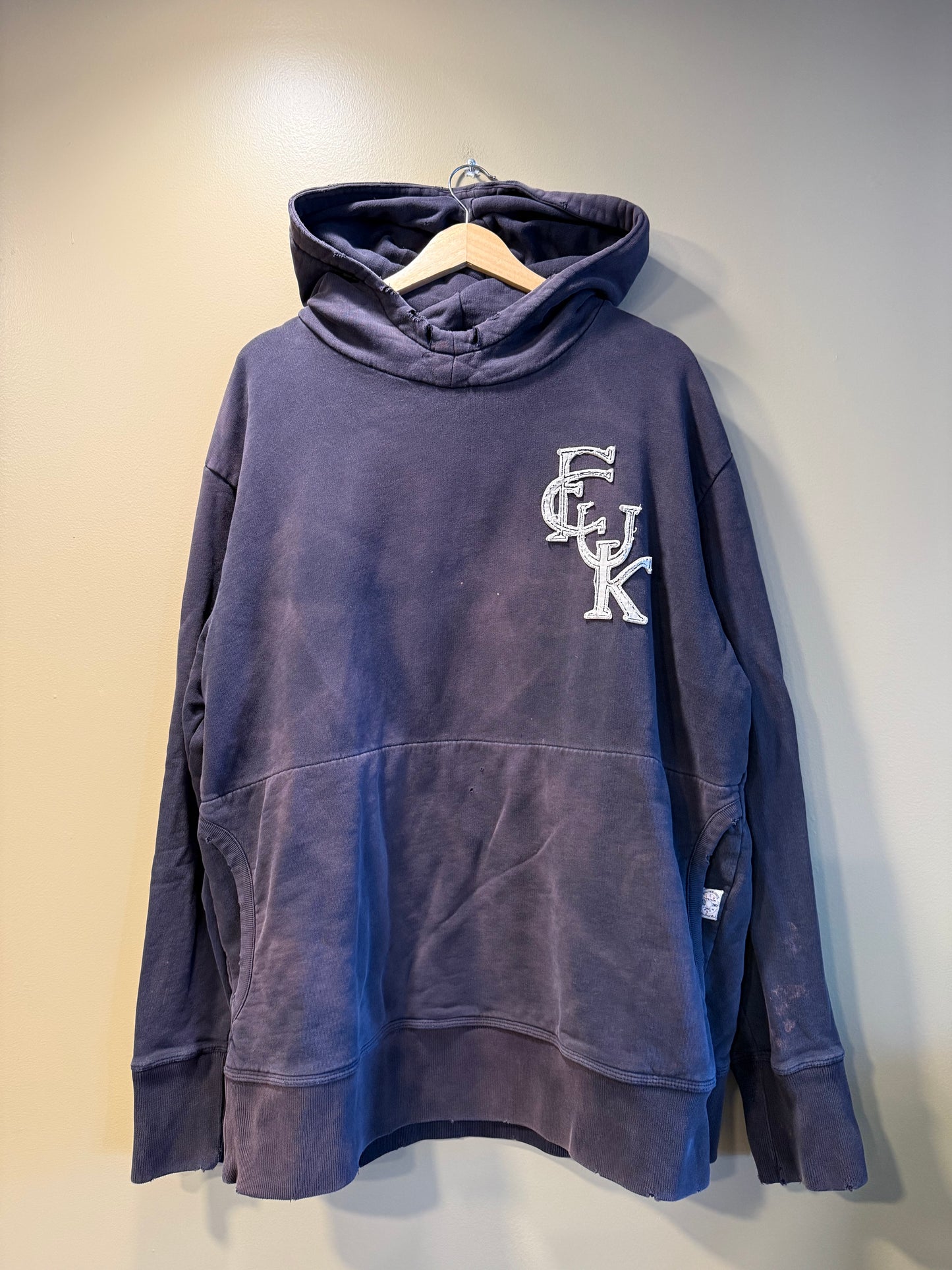 Vintage French Connection FCUK Hoodie Sweatshirt- XXL