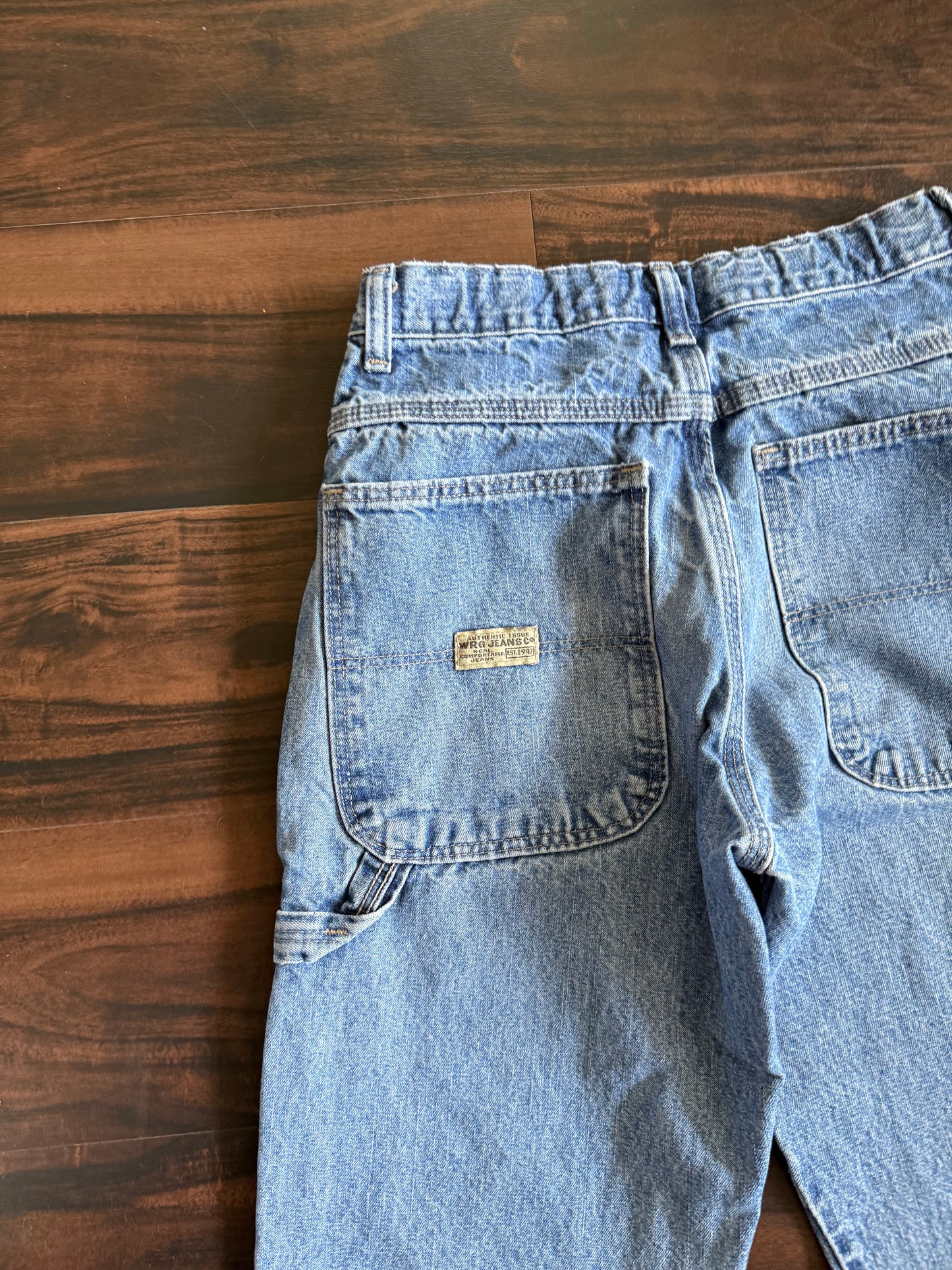 Vintage Wrangler Light Wash Carpenter Denim Jeans- 25x28