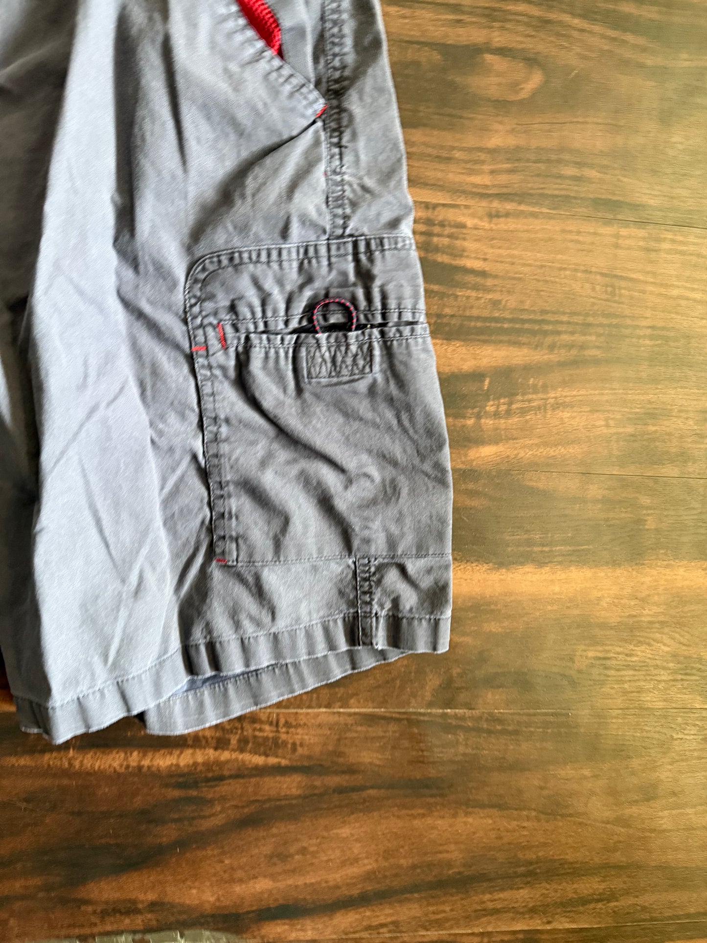 Vintage Y2K Lee Dungarees Navy Blue Cotton Cargo Shorts- 30