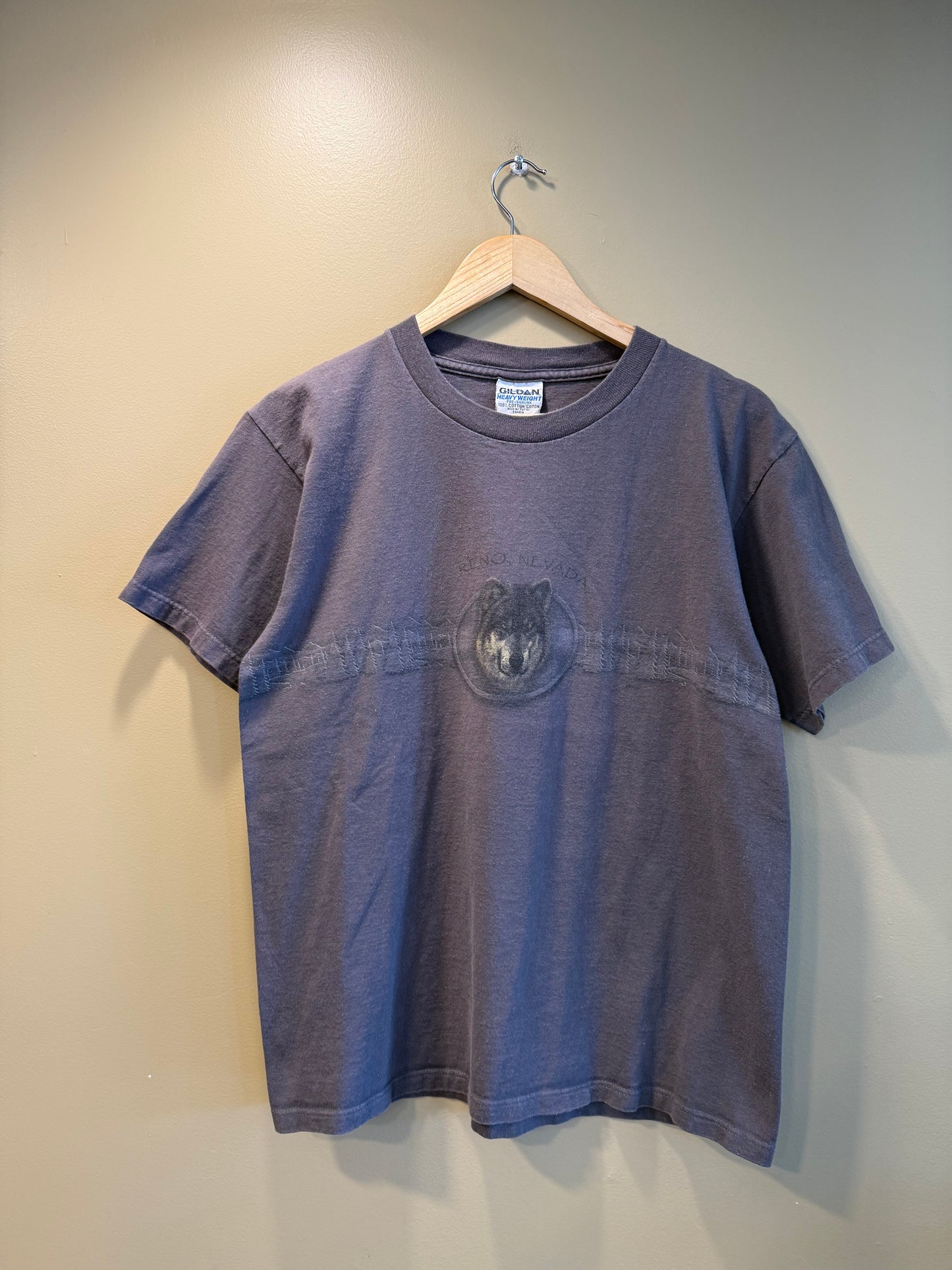 Vintage Wolf Reno Nevada Dark Gray Nature T-Shirt- M