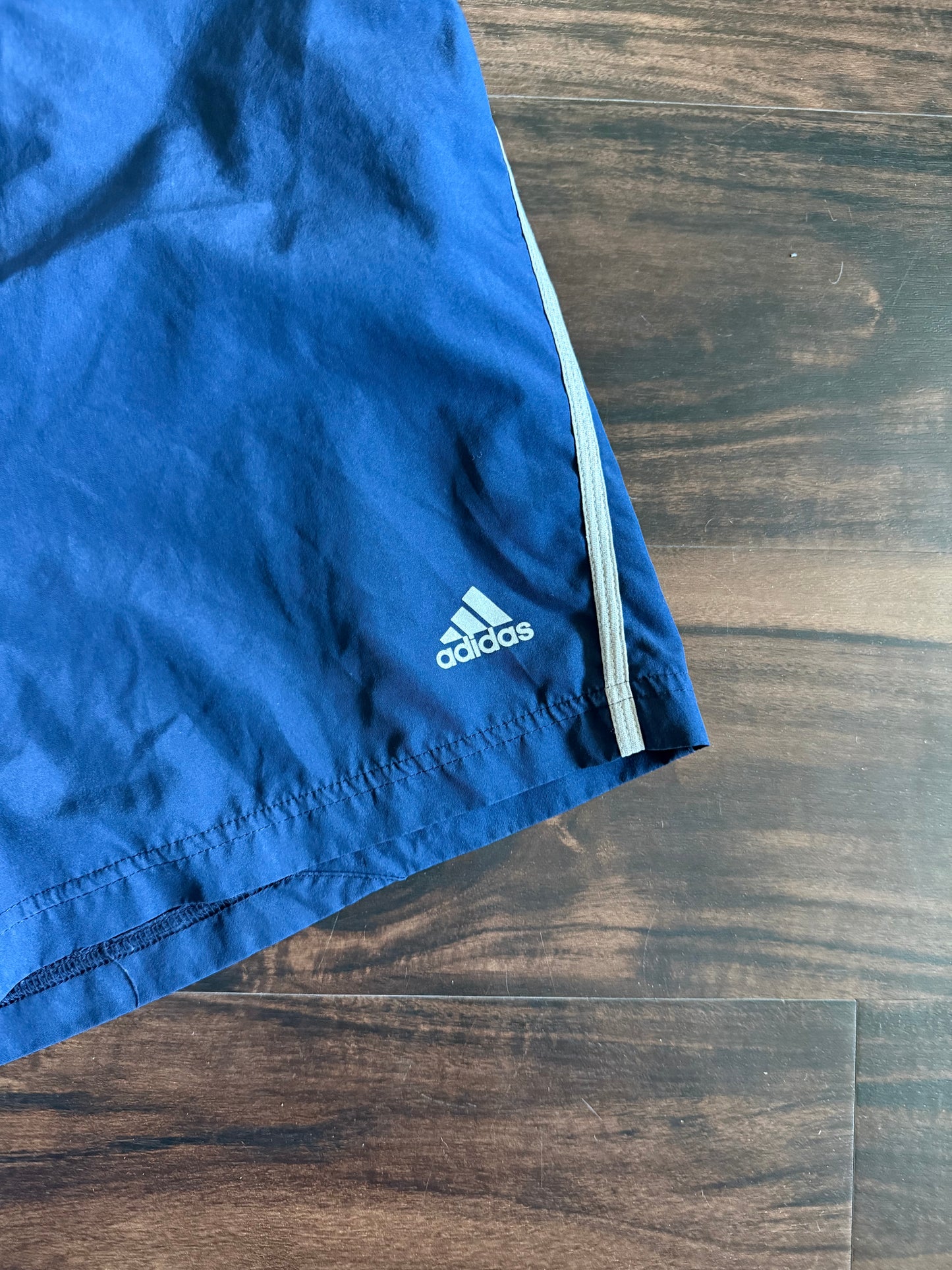 Vintage Adidas Navy Blue Athletic Shorts- 27