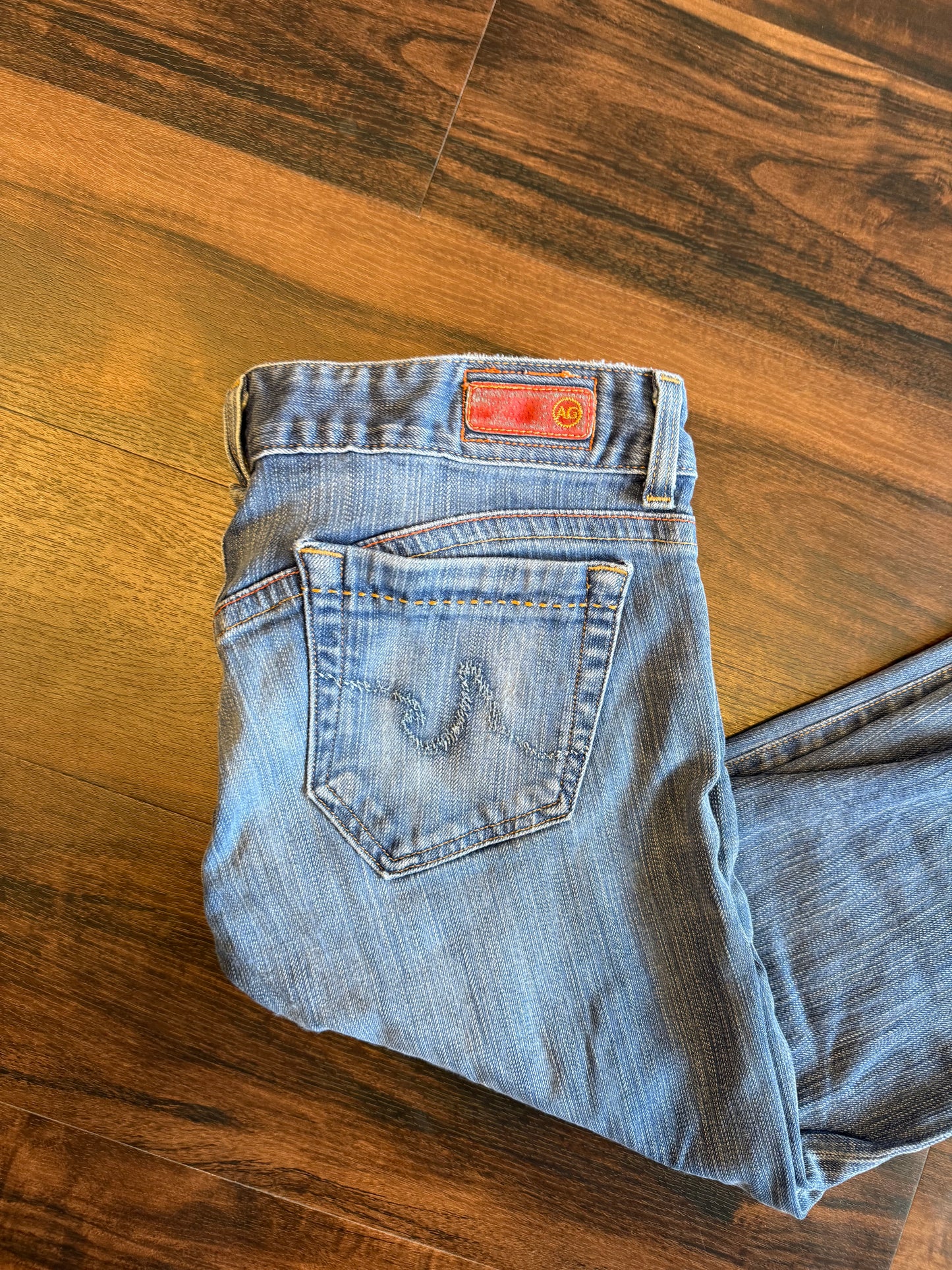 Vintage Adriano Goldschmeid Low Rise Boot Cut Denim Jeans- 32x31