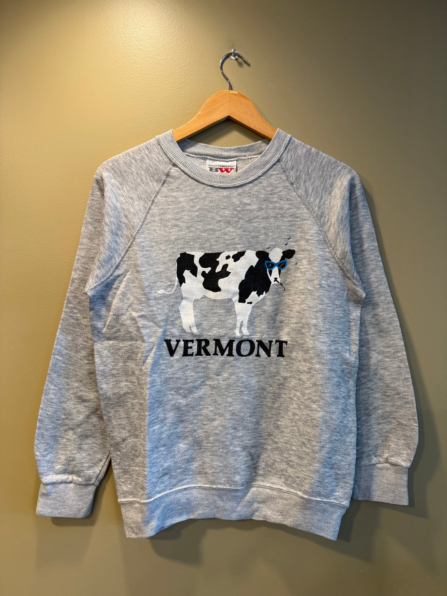 Vintage Vermont Cow Crewneck Sweatshirt- S/M
