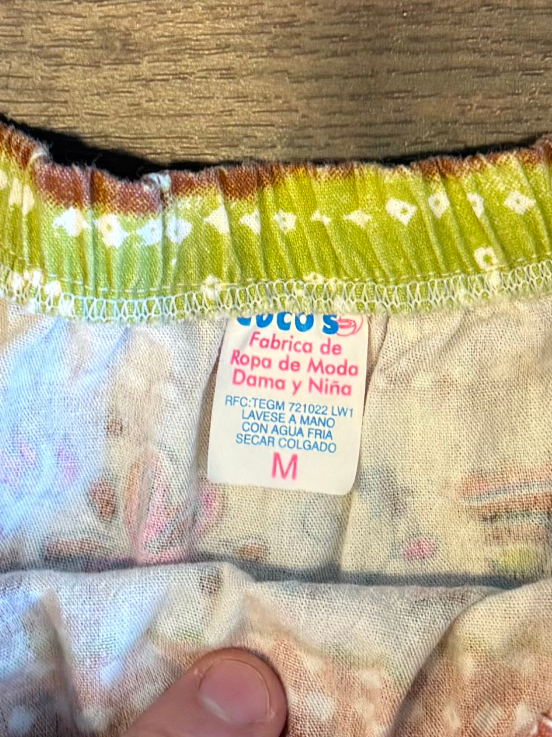 Vintage Coco’s Floral Striped Skirt- 28