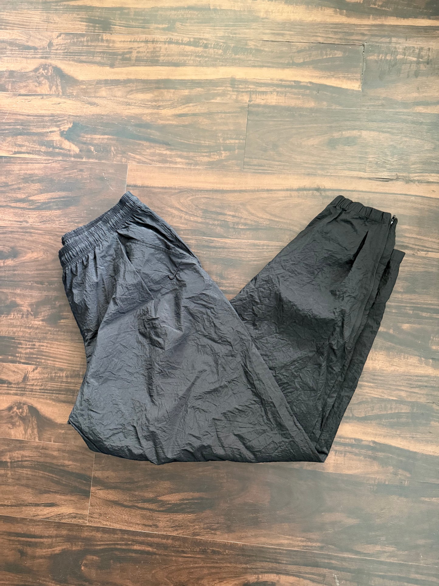 Vintage Nike Black Swoosh Track Joggers- 36x34