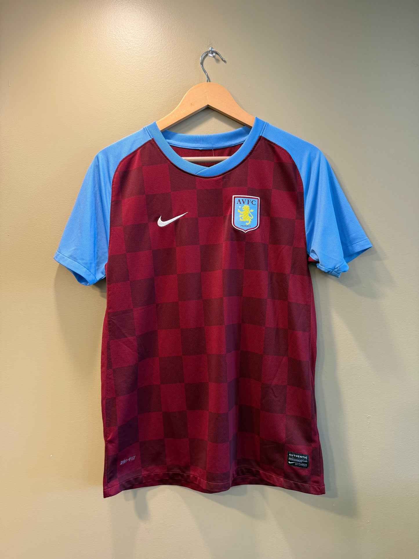 Vintage Nike Aston Villa FC Maroon Soccer Jersey- M