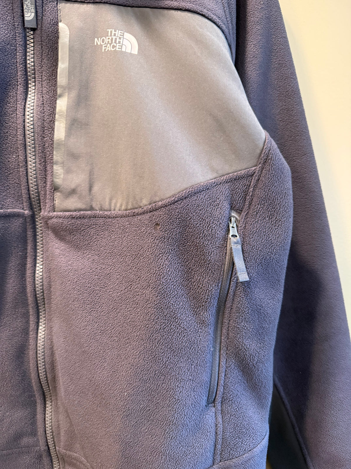 Vintage The North Face Dark Gray Fleece Jacket- S