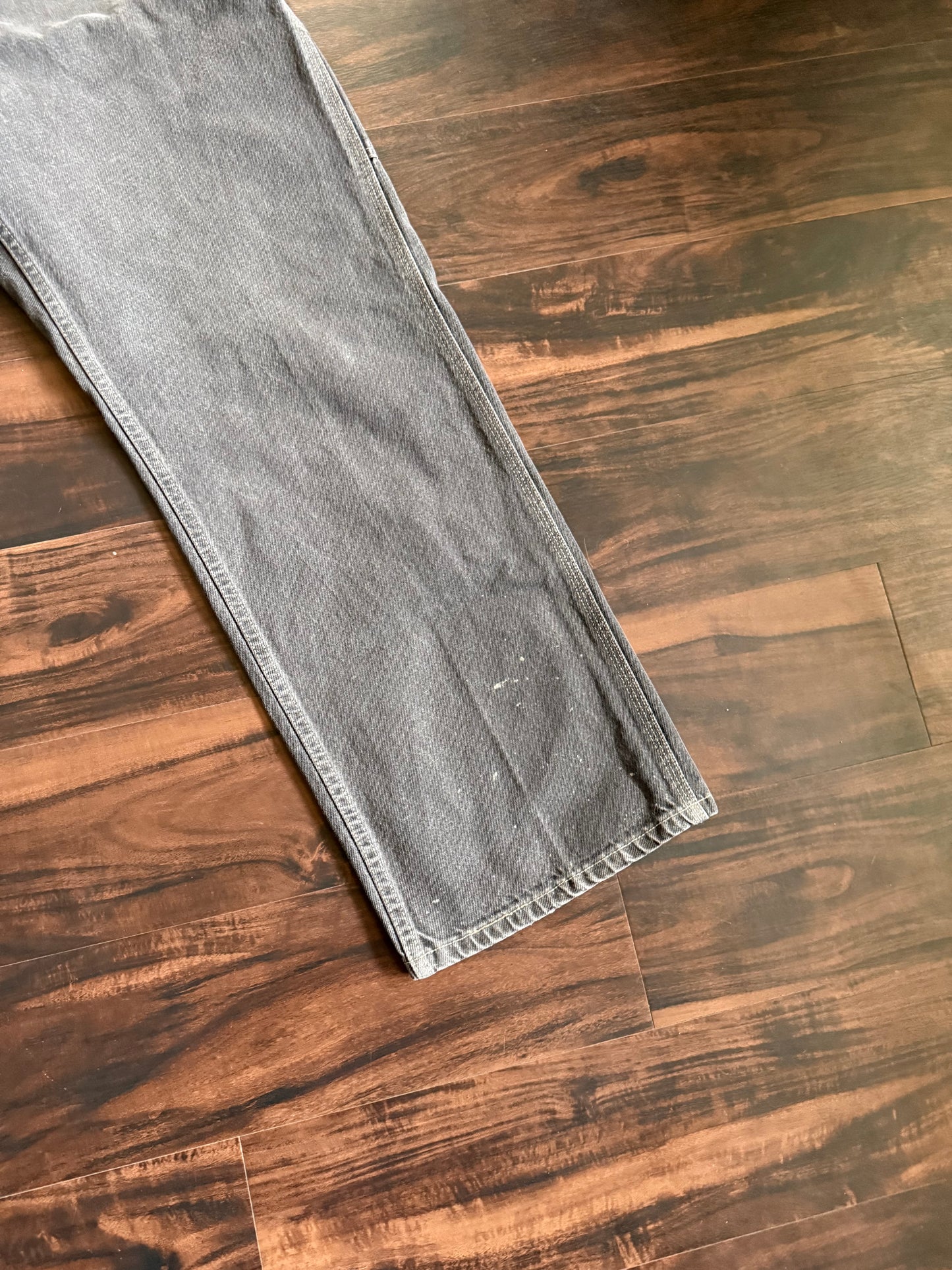 Vintage Y2K Faded Glory Gray Carpenter Denim Jeans- 40x32