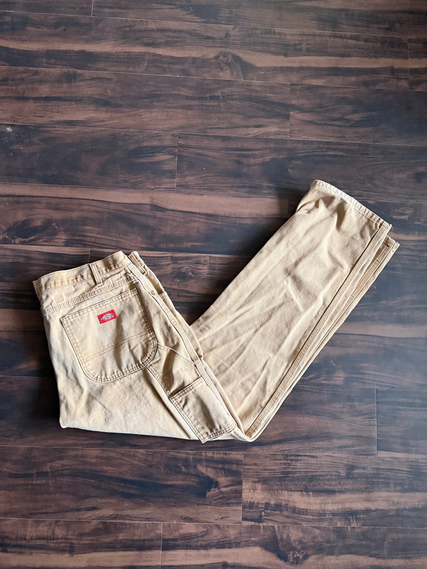 Vintage Dickies Tan Carpenter Cotton Canvas Pants- 36x33