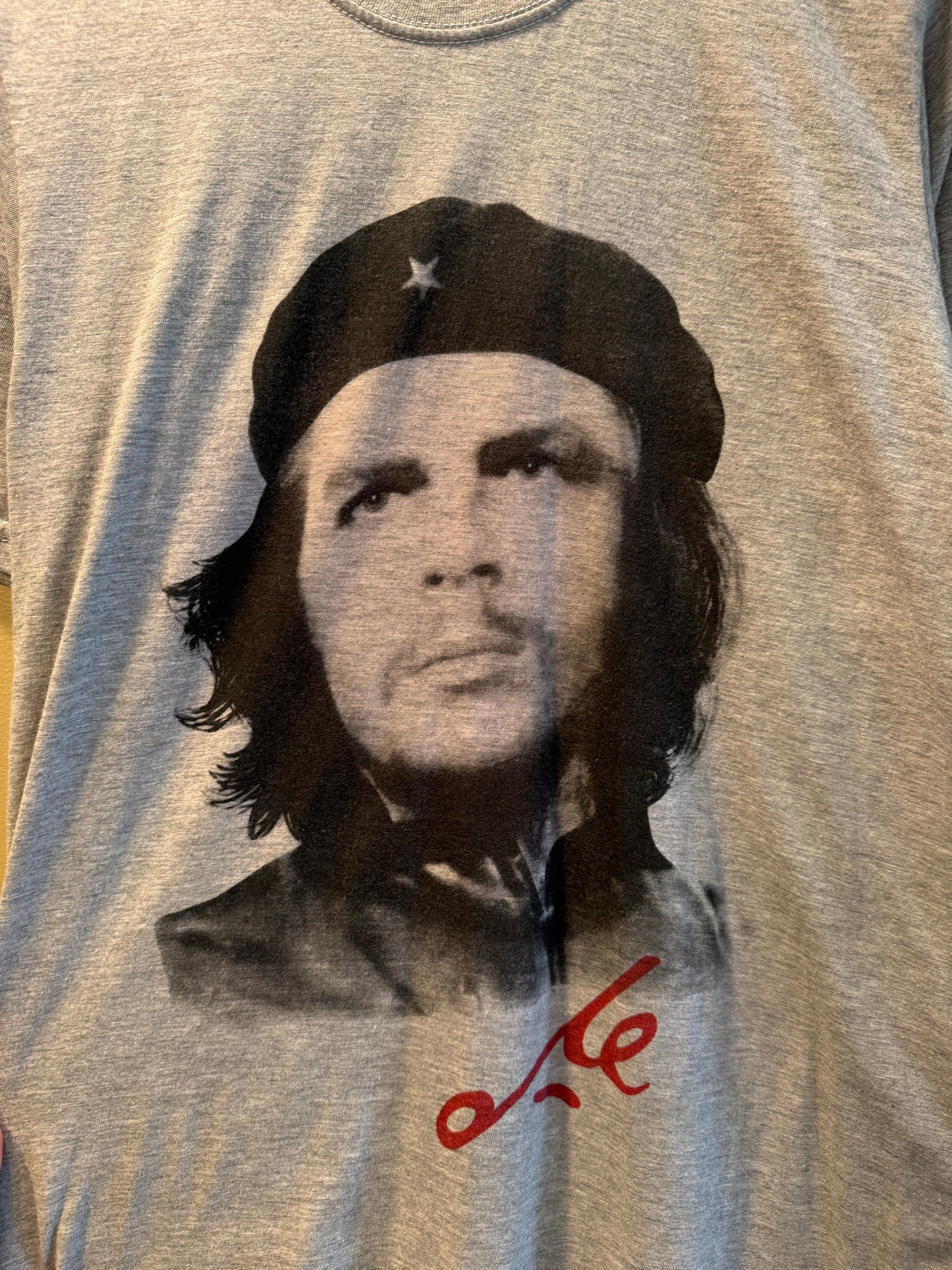 Vintage Che Guevara Gray Portrait T-Shirt- M