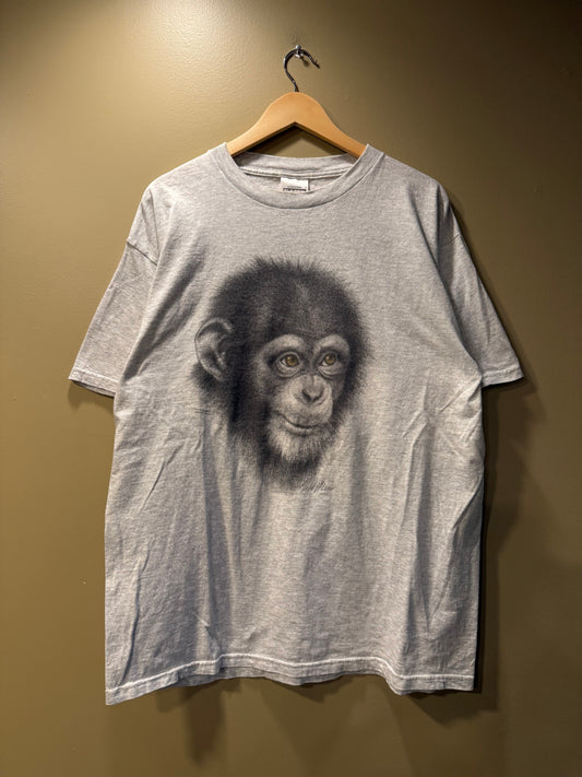 Vintage Monkey Face T-Shirt- XL