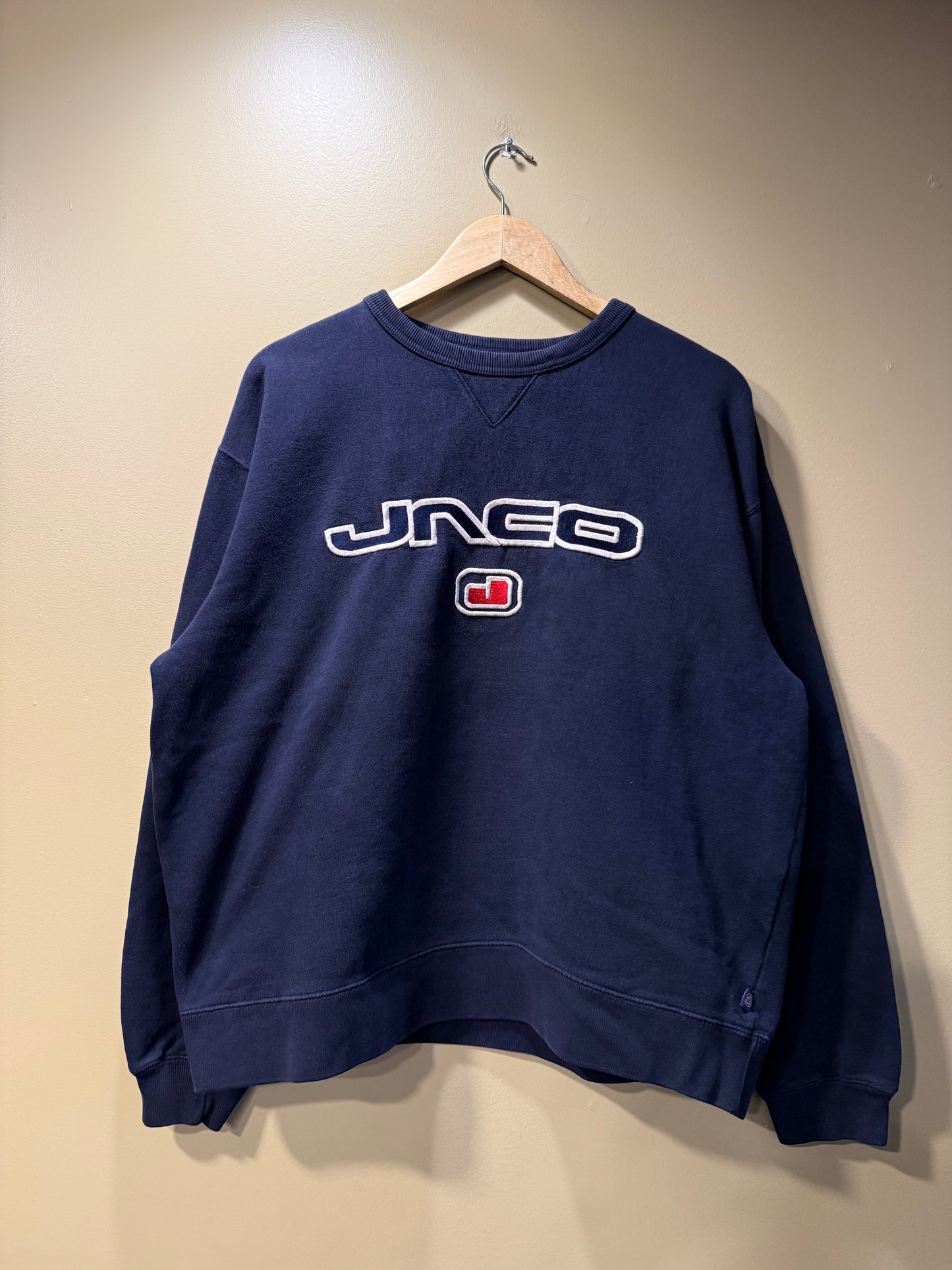 Vintage JNCO Navy Blue Crewneck Sweatshirt- M