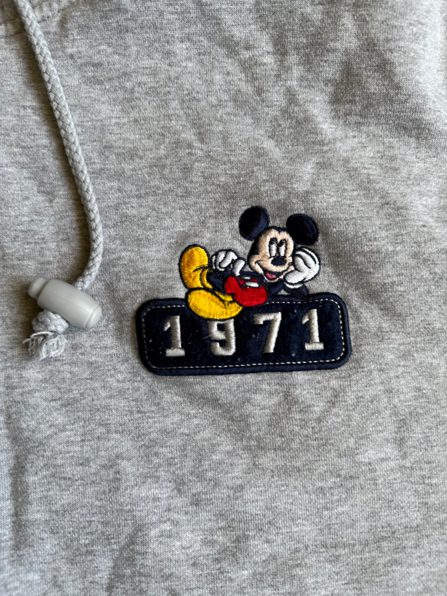 Vintage Walt Disney World Mickey Mouse Zip-Up Hoodie Sweatshirt- XXL