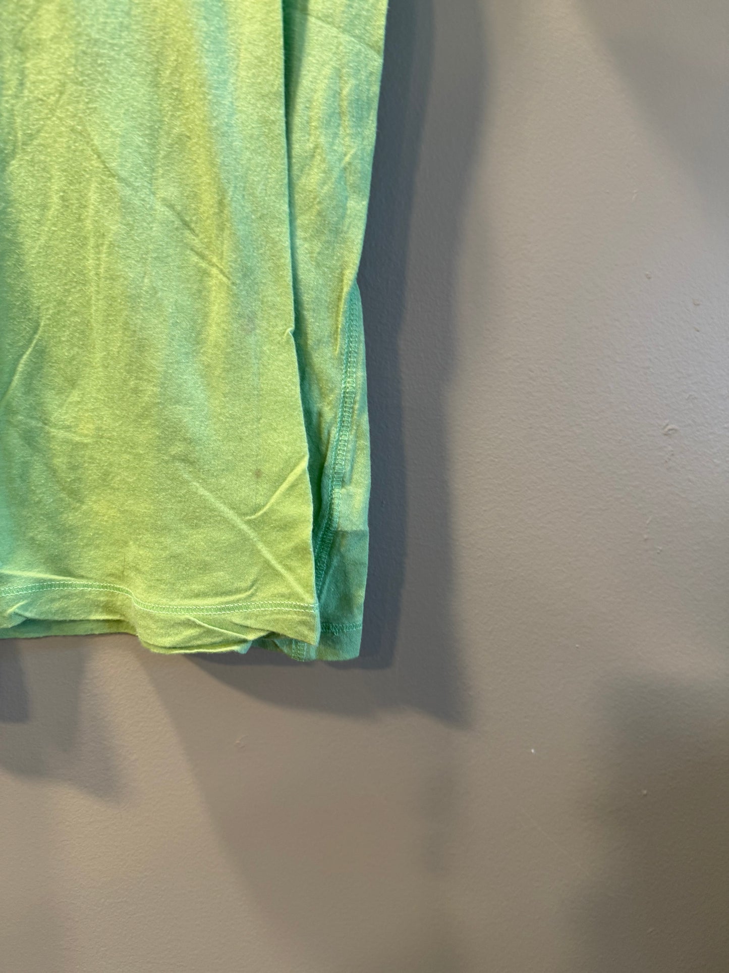 Vintage Abercrombie & Fitch Green Deep V-Neck T-Shirt- S