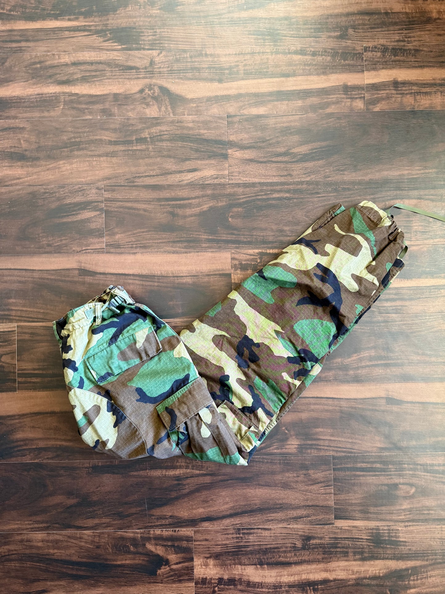 Vintage Military Camouflage Cargo Pants- 30x33