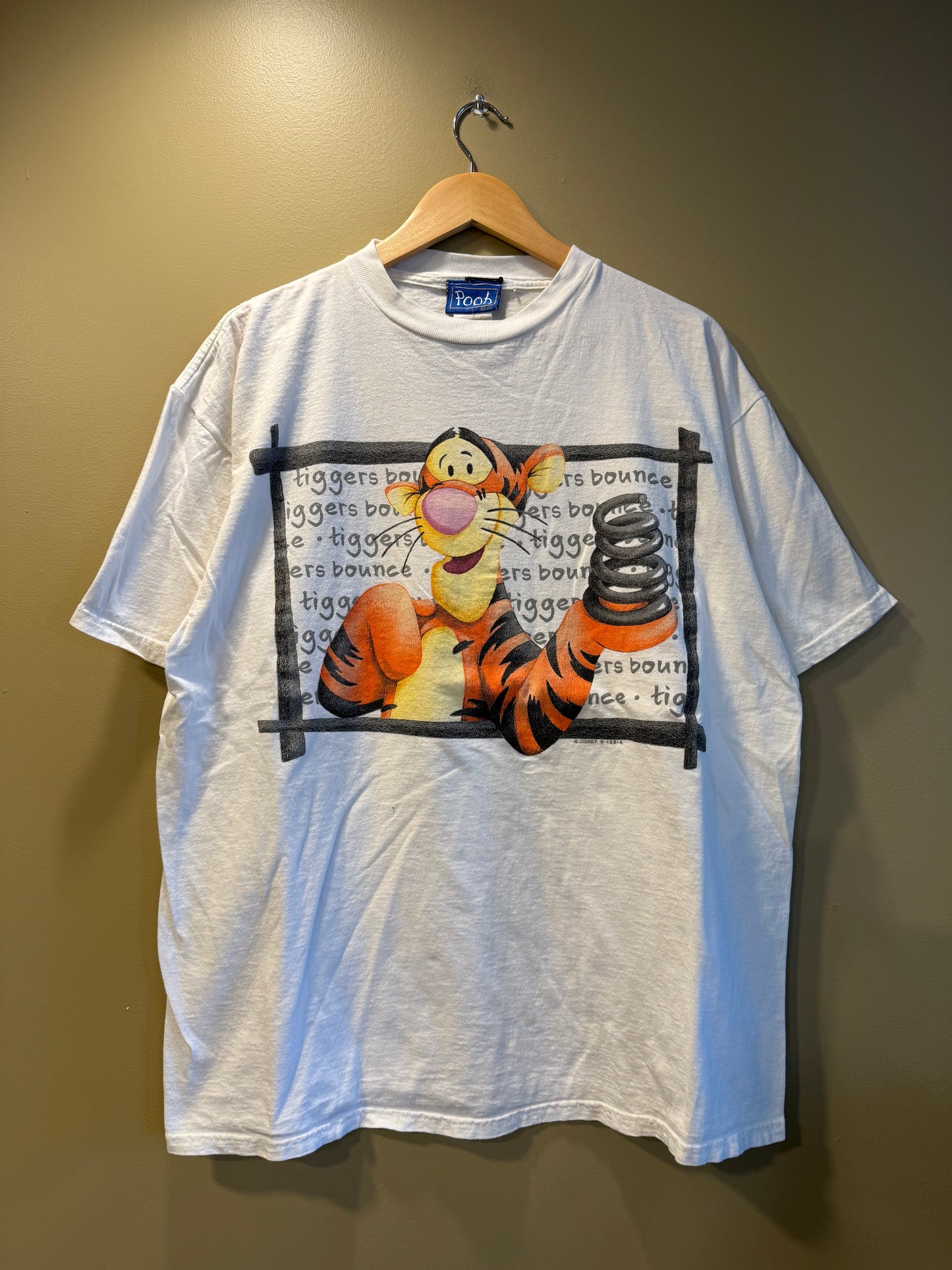 Vintage Tigger Spring White T-Shirt- XL