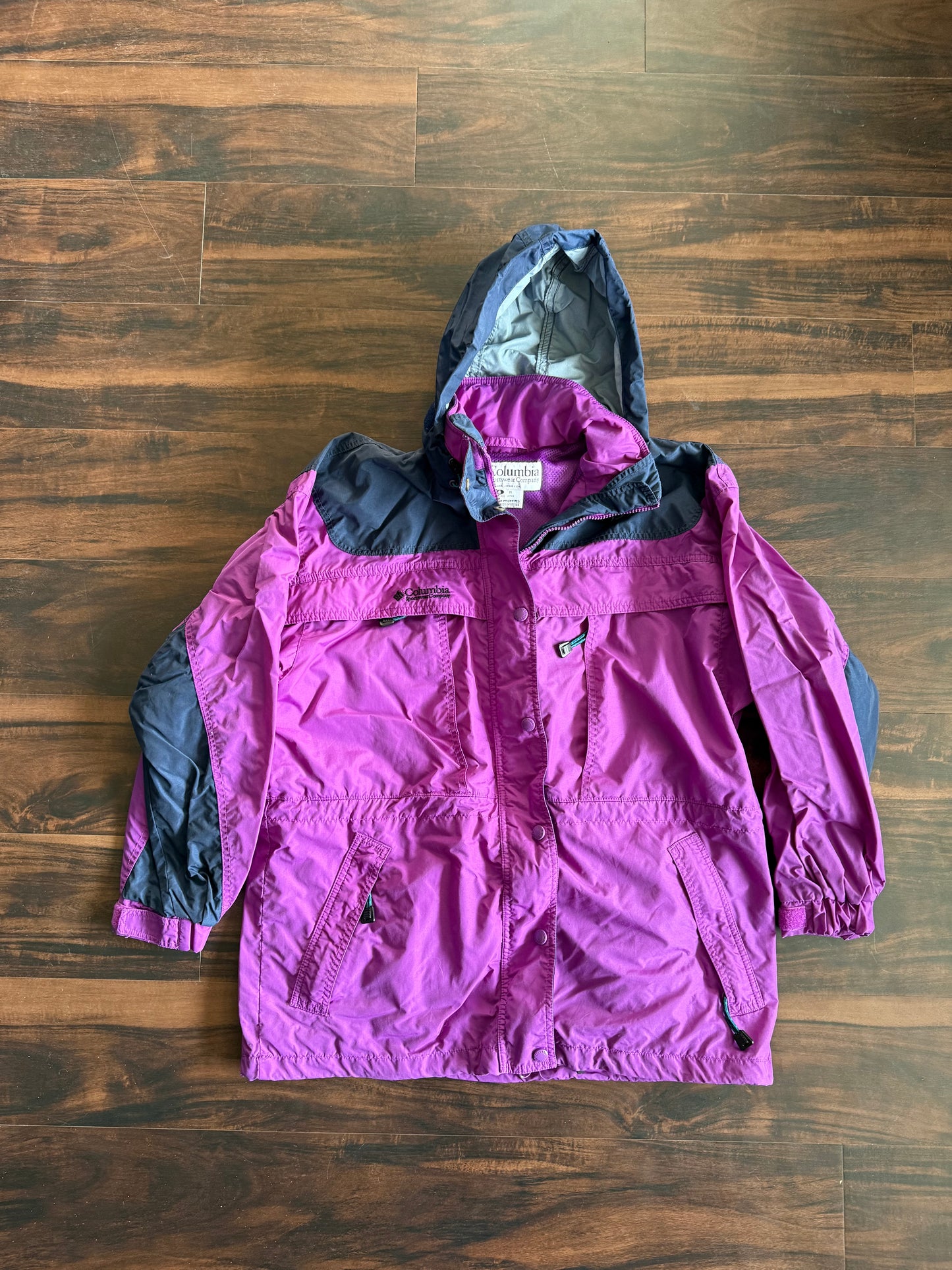 Vintage Columbia Women’s Pink Rain Jacket- S