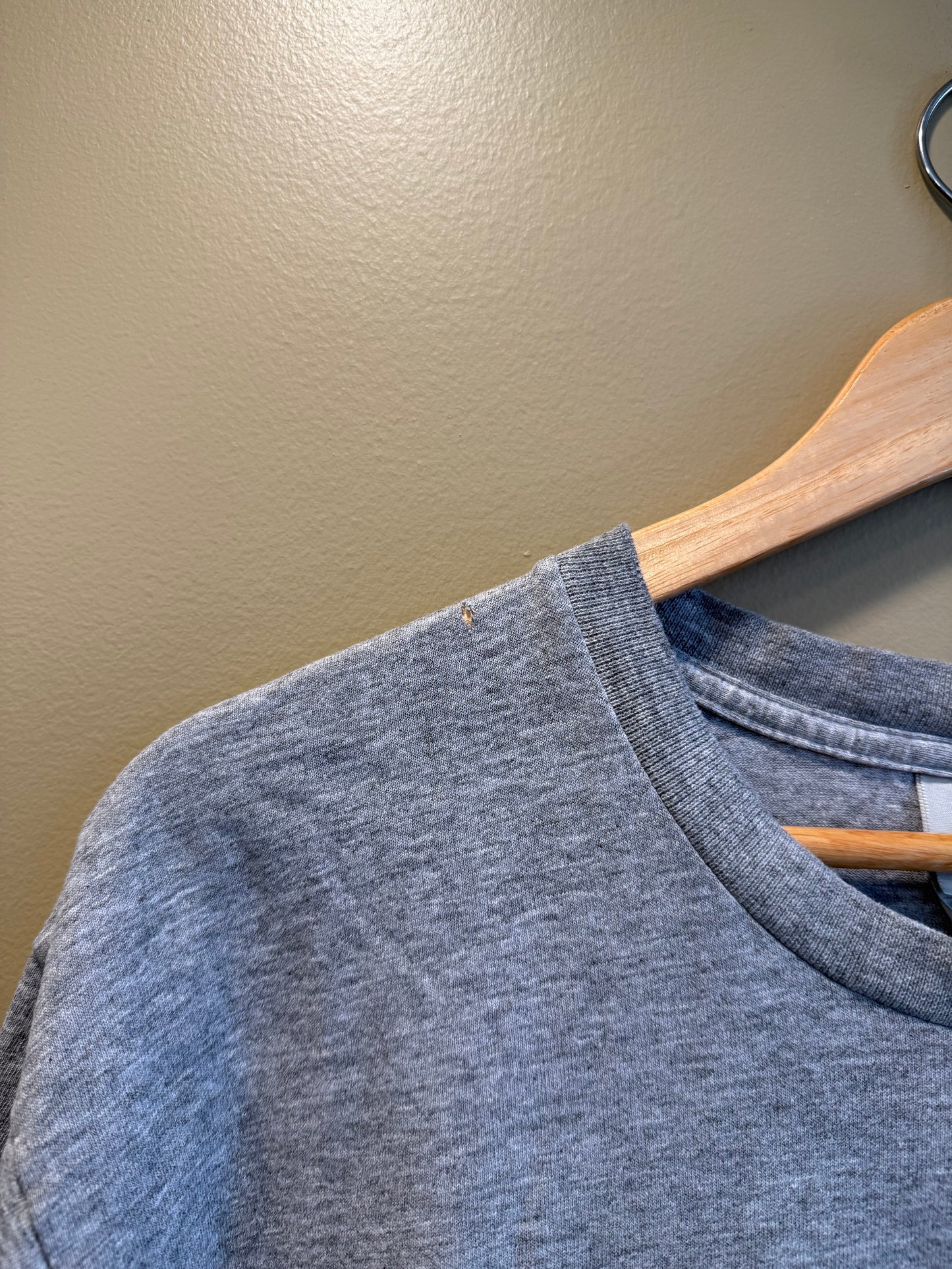 Vintage Nike Gray Swoosh T-Shirt- M