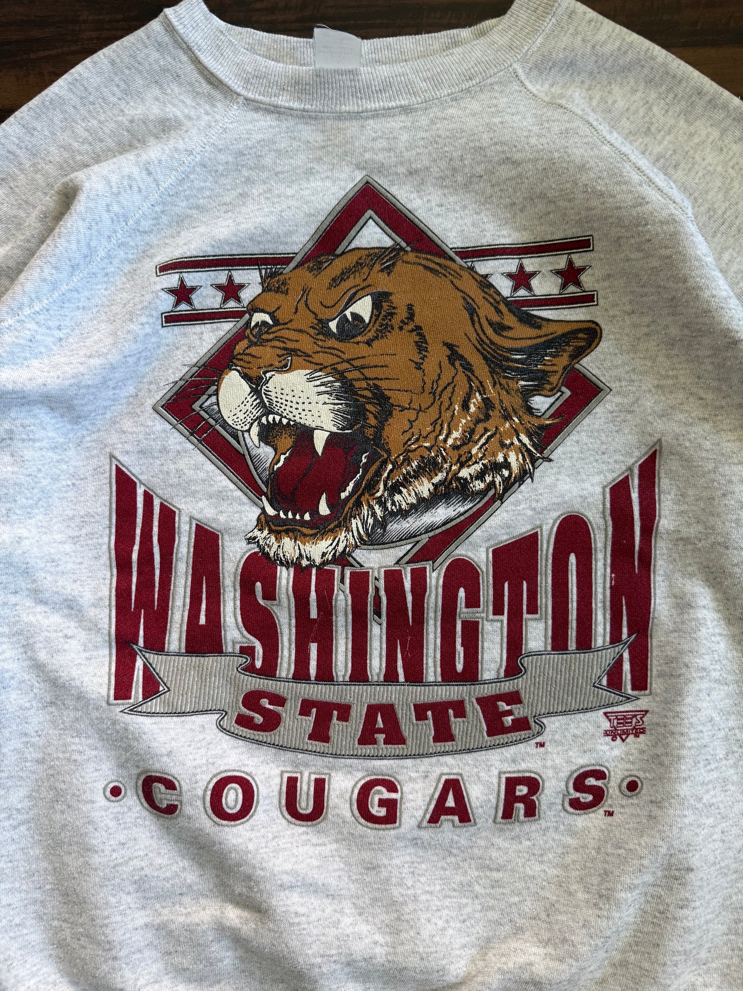 Vintage Washington State University Cougars Crewneck Sweatshirt- S