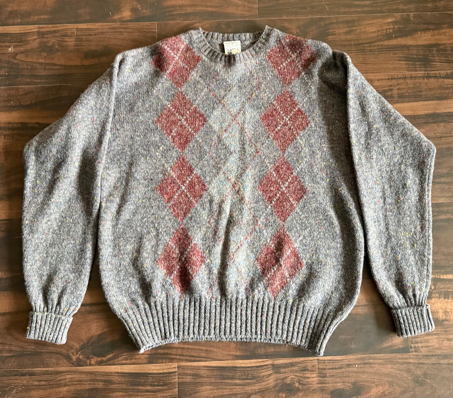 Vintage Blarney Woolen Mills Shetland Wool Made In Ireland Sweater- XL