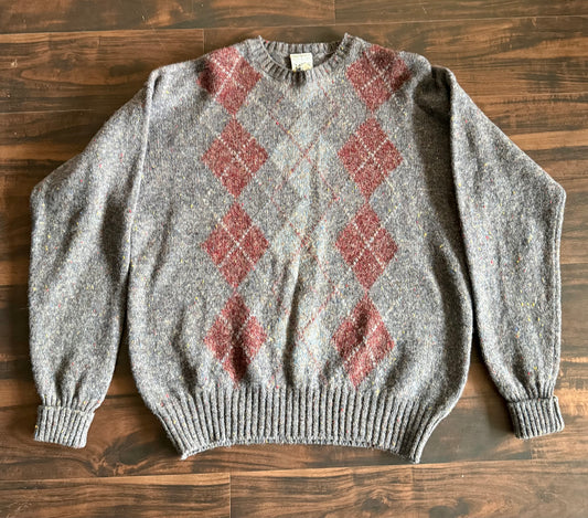 Vintage Blarney Woolen Mills Shetland Wool Made In Ireland Sweater- XL