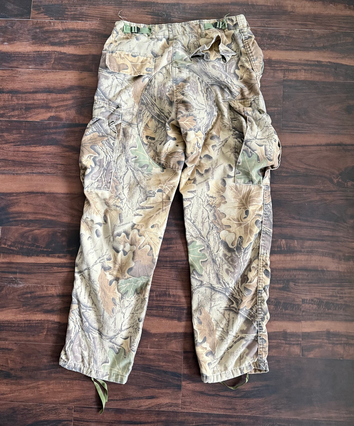 Vintage Tree Camouflage Cargo Military Pants- 30x30