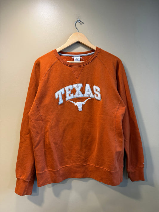 Vintage University of Texas Orange Crewneck Sweatshirt- XL