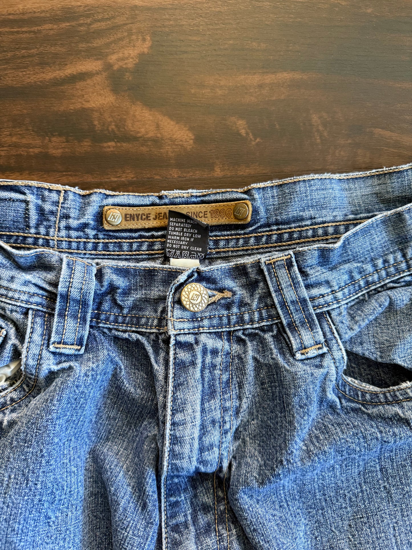 Vintage ENYCE Light Wash Streetwear Denim Jeans- 30x28