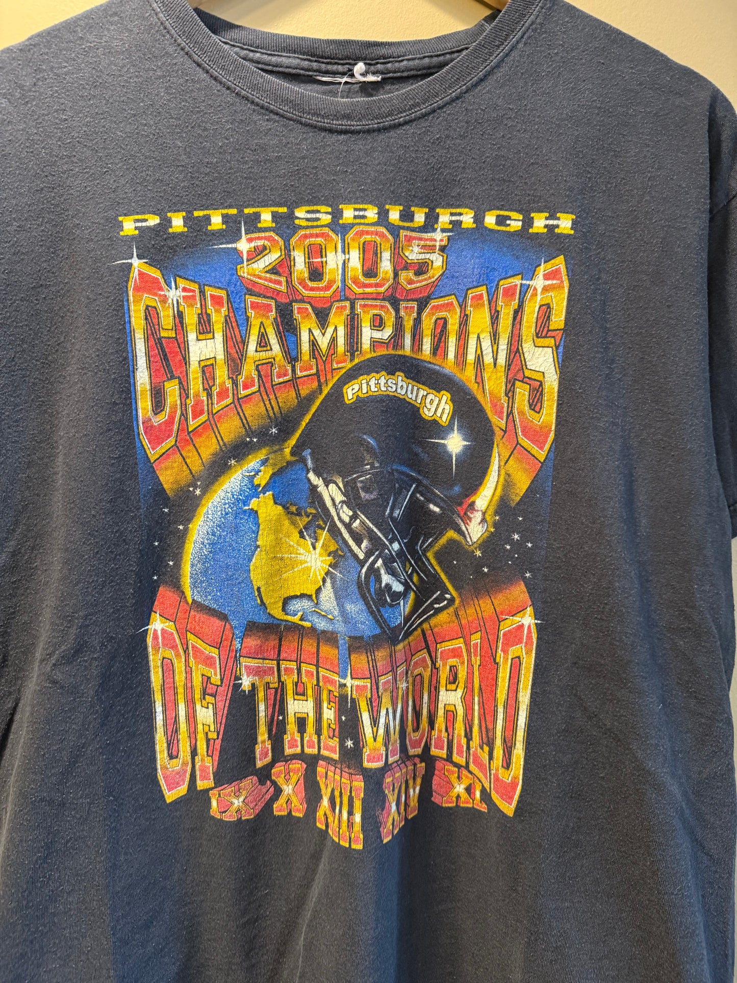 Vintage Pittsburgh Steelers Super Bowl Champions T-Shirt- M