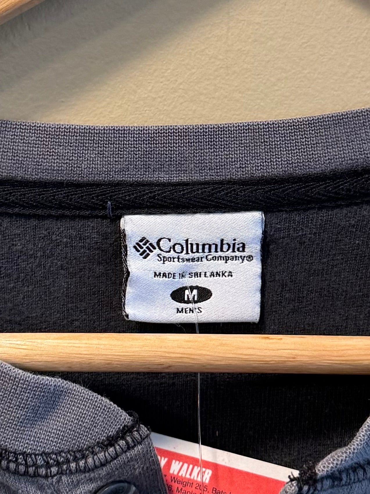 Vintage Columbia Long Sleeve Thermal Gray T-Shirt- M
